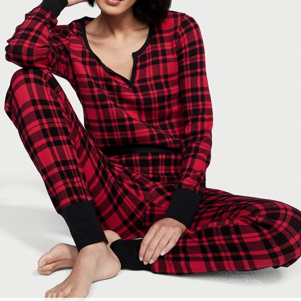 Victorias Secret Thermal Long Pajama Set